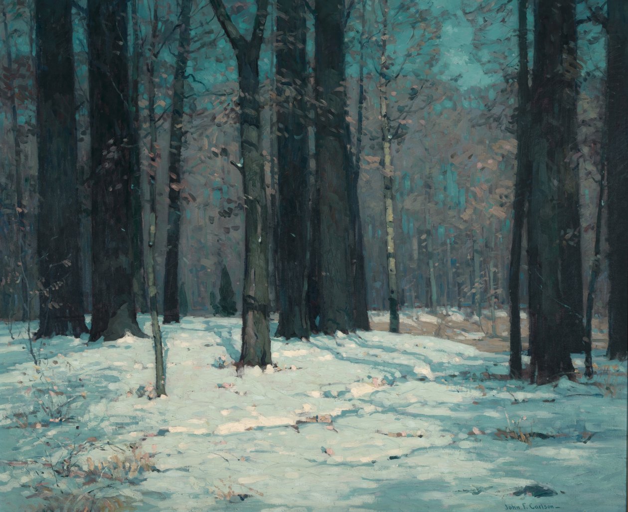 Skogen på vintern av John F. Carlson