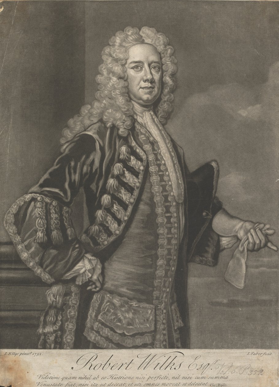 Robert Wilks Esq. av John Faber the younger