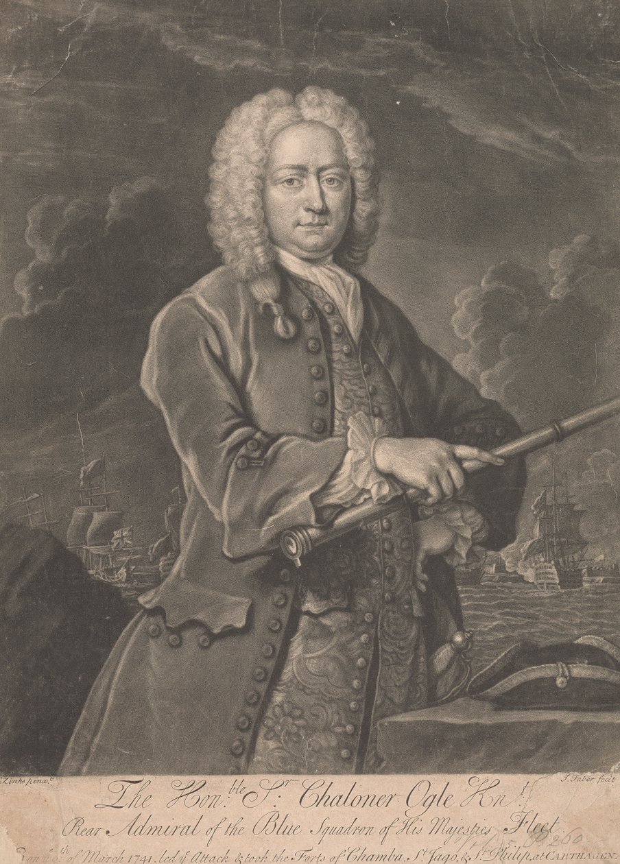 Sir Chaloner Ogle av John Faber the younger