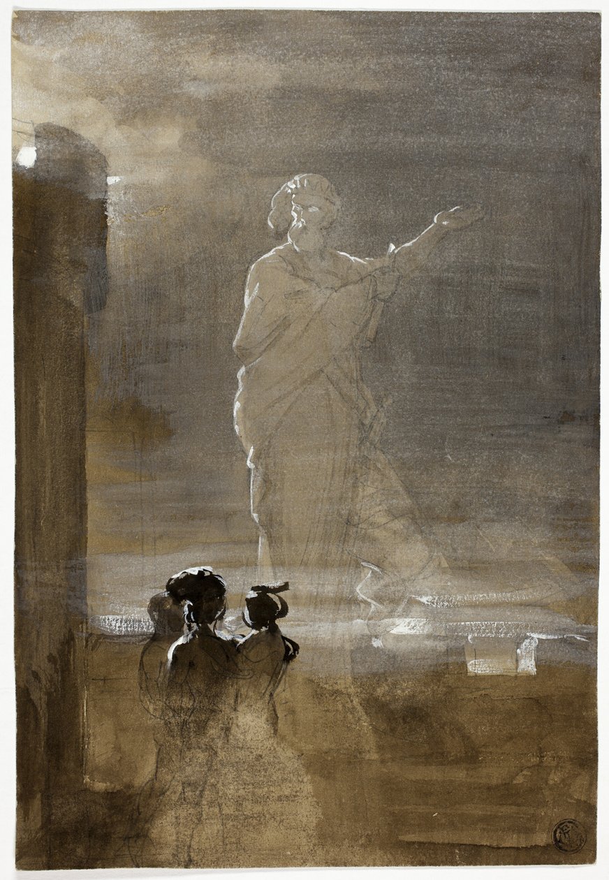 Hamlet och hans fars ande av John Faed