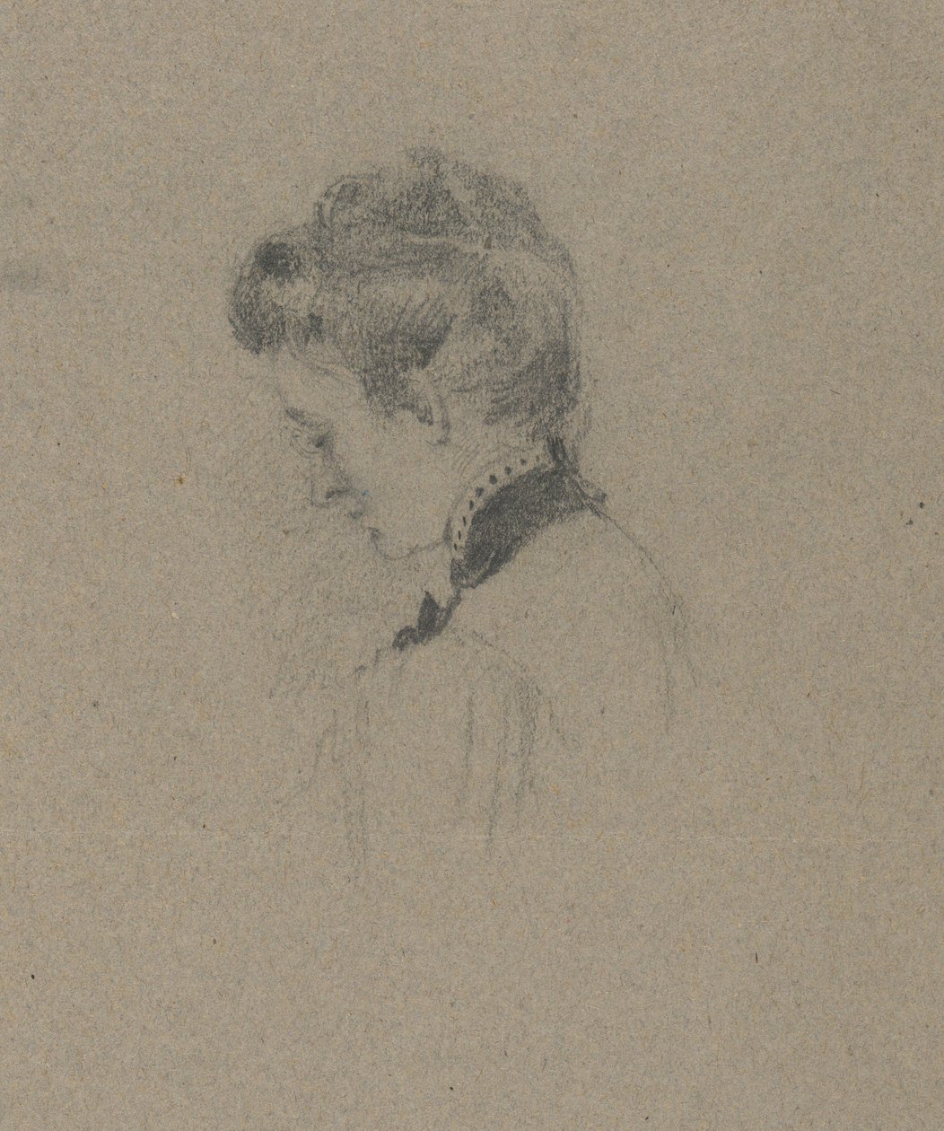 Porträtt av en kvinna av John Ferguson Weir