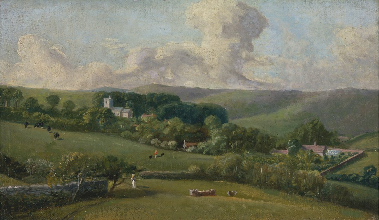 Osmington: A View to the Village av John Fisher