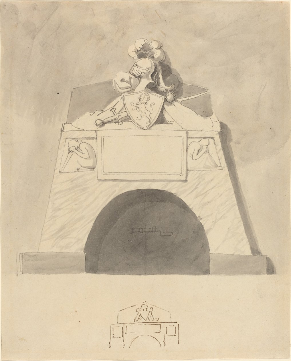 Design för ett monument av John Flaxman