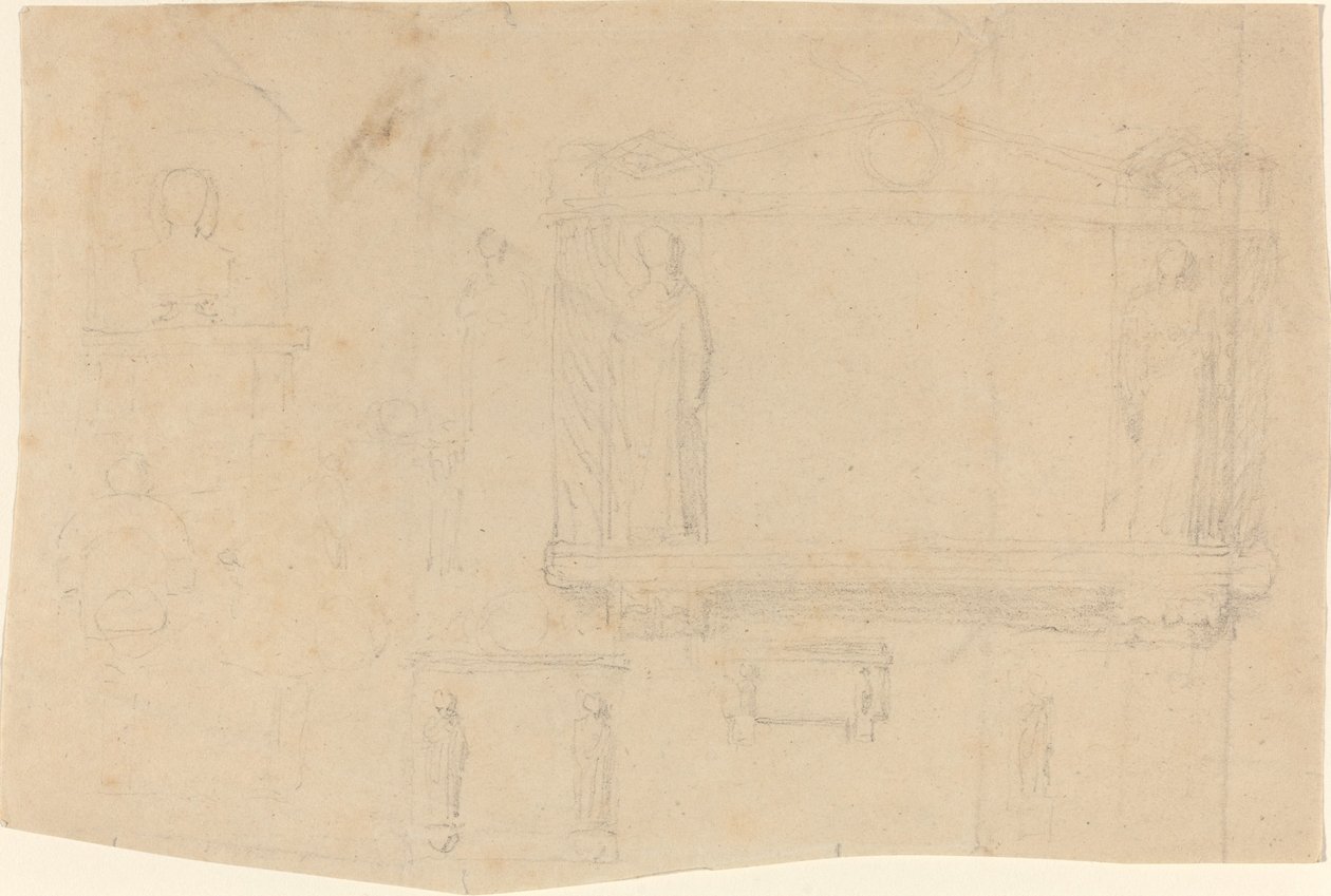 Design för monument av John Flaxman