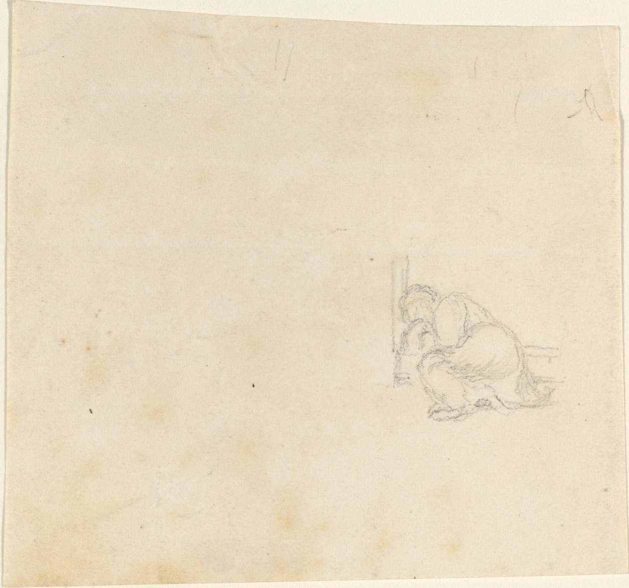 Figur Sova i en dörröppning av John Flaxman