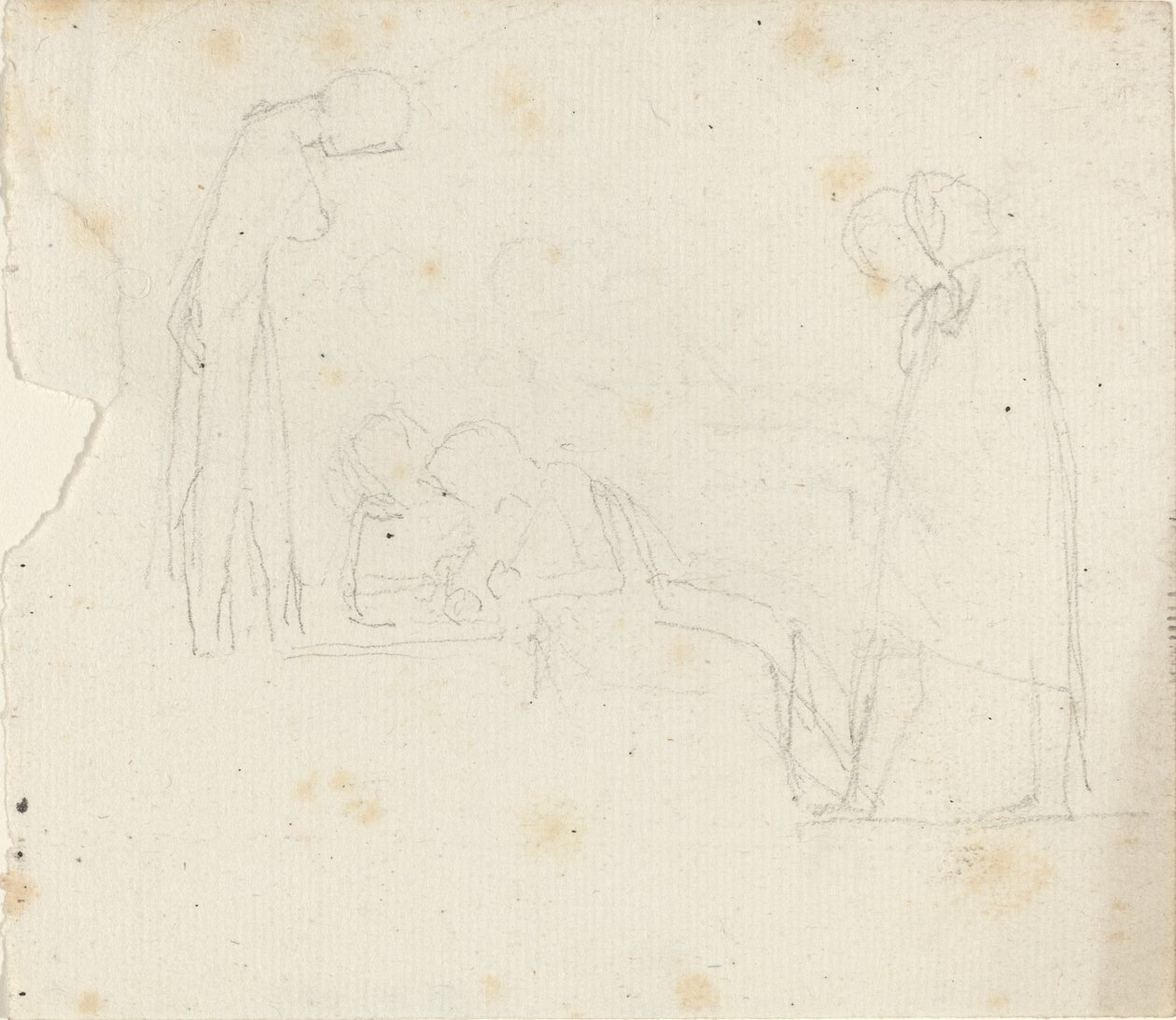 Grupp av fem figurer av John Flaxman