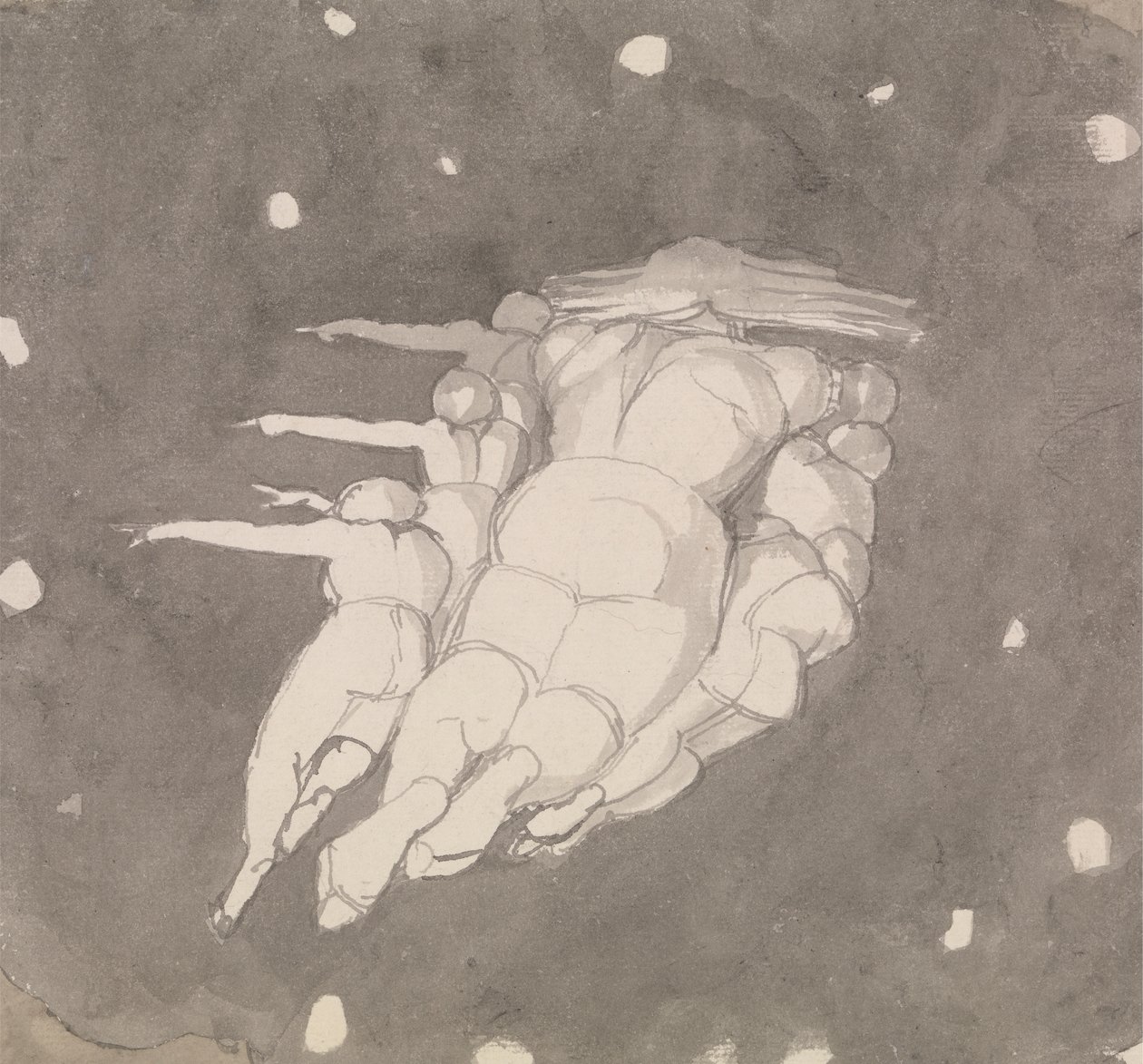 Himlens skapelse av John Flaxman