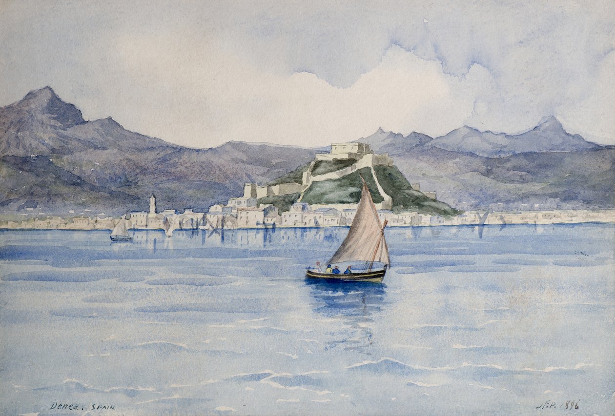 Denia, Spanien av John Francis Pollock