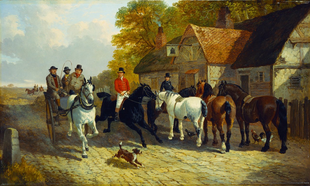 Går till Barnet Fair av John Frederick Herring Junior