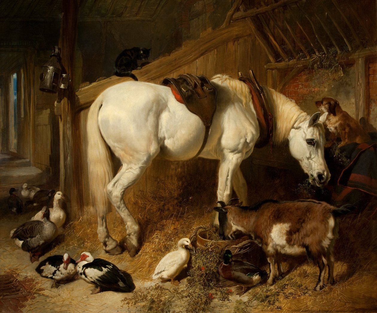 Middagsmåltiden, 1850 av John Frederick Herring Senior