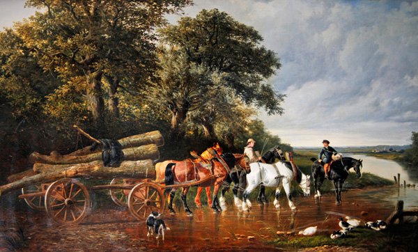 Timmervagnen av John Frederick Herring Senior