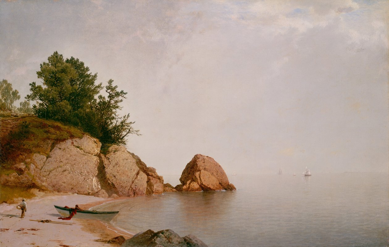 Beach i Beverly, ca. 18691872. av John Frederick Kensett