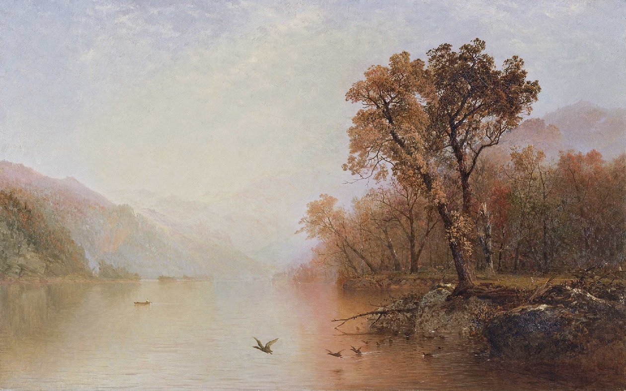 Lake George av John Frederick Kensett