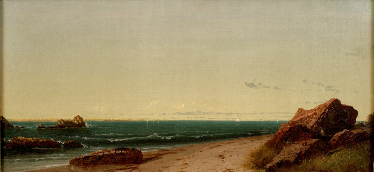På Narragansetts kust, 1864 av John Frederick Kensett