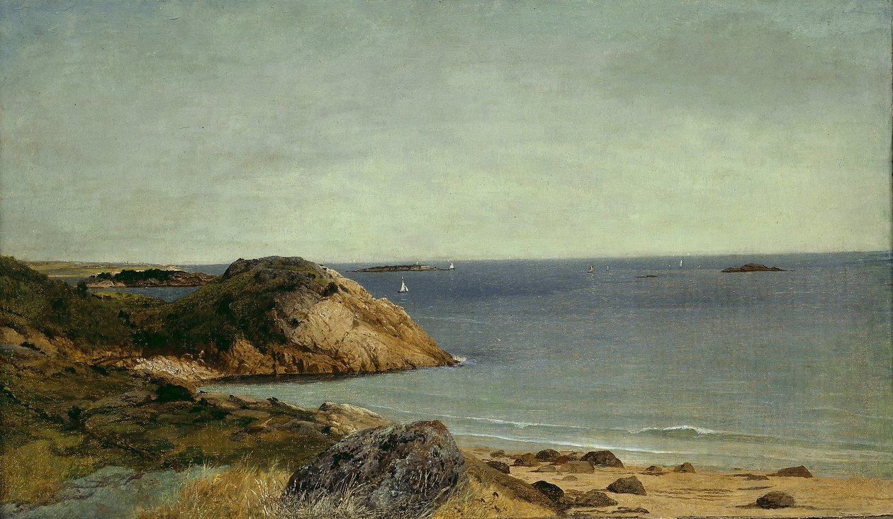 Klippiga kusten, ca 1860 (olja på duk) av John Frederick Kensett
