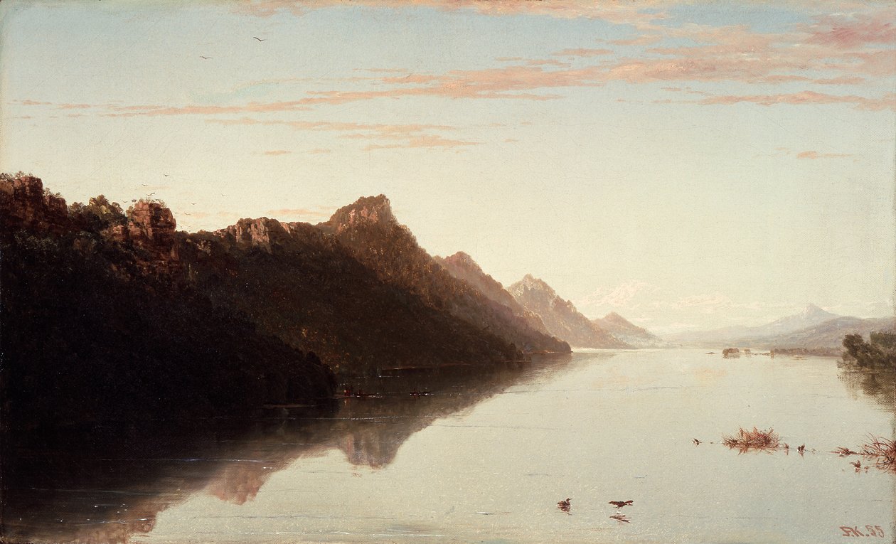 Utsikt över övre Mississippi av John Frederick Kensett