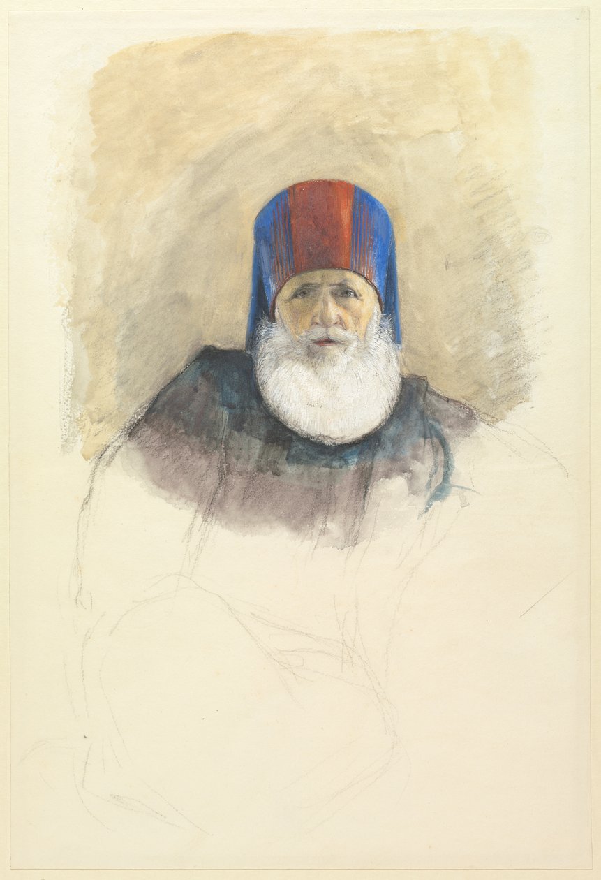 Studera för Mehmet Ali Pasha av John Frederick Lewis