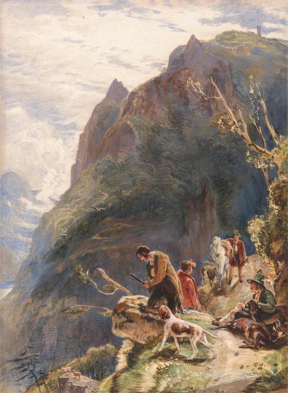 tyrolska jägare av John Frederick Lewis