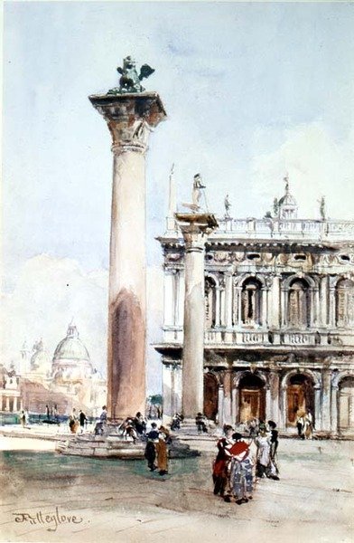 Piazzetta di San Marco, Venedig av John Fulleylove