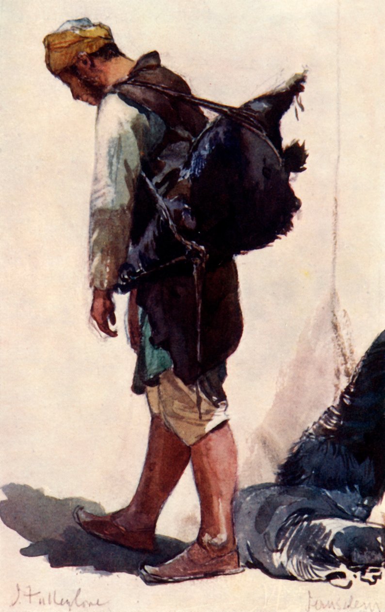 Stående figur för vattenbärare, 1902. av John Fulleylove