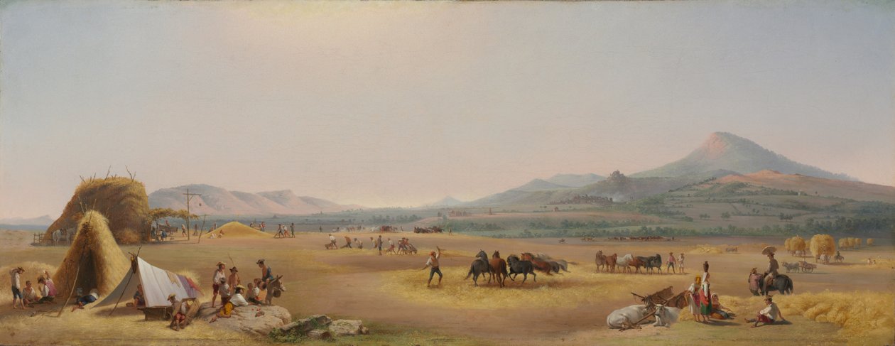 Skörd på den romerska Campagna, 1868. av John Gadsby Chapman