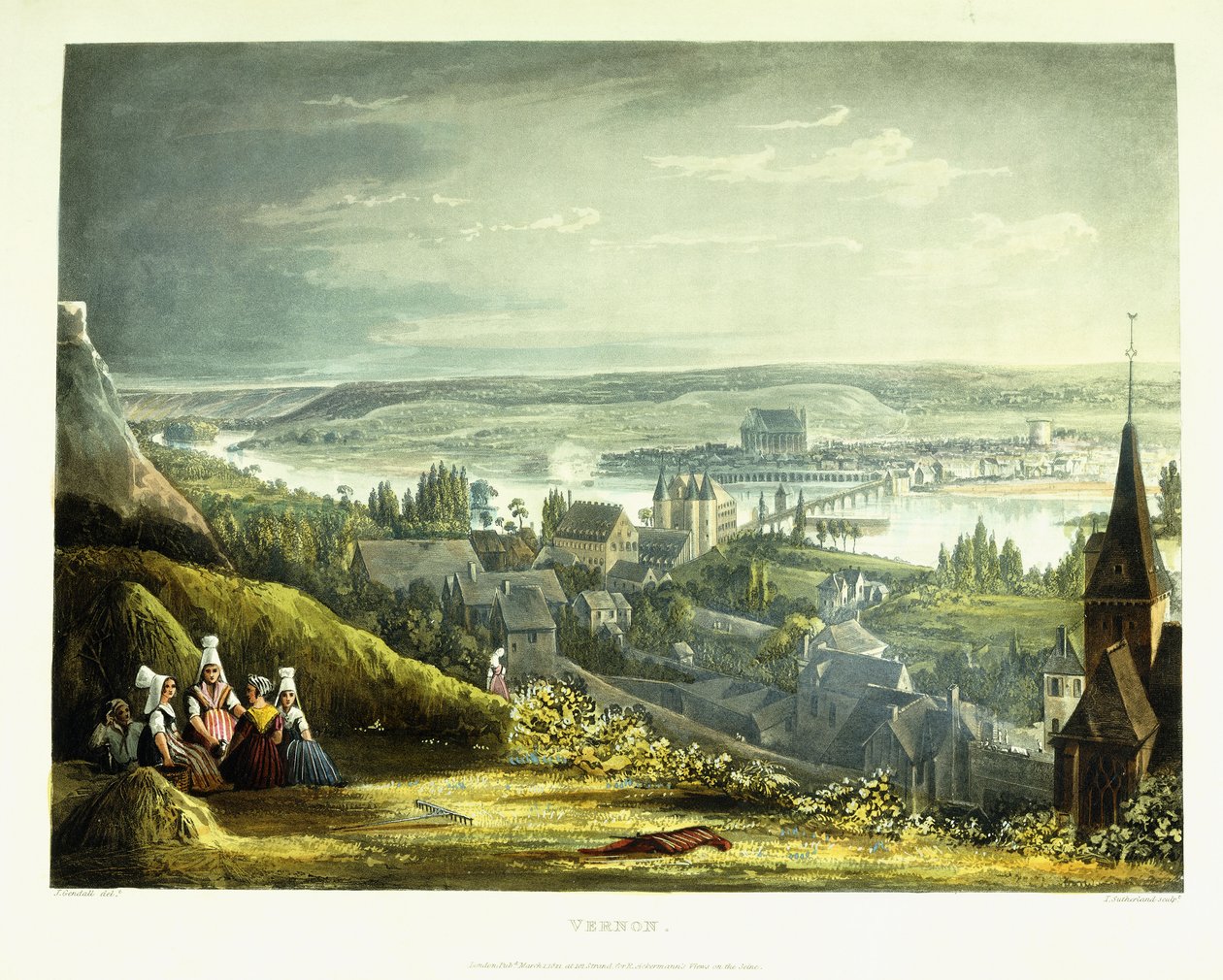Utsikt över Vernon, 1821 av John Gendall