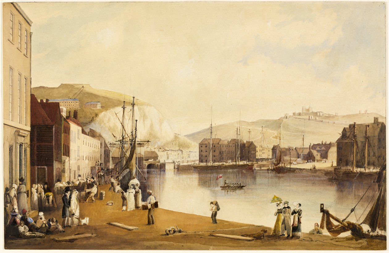 Dover hamn av John Gendall