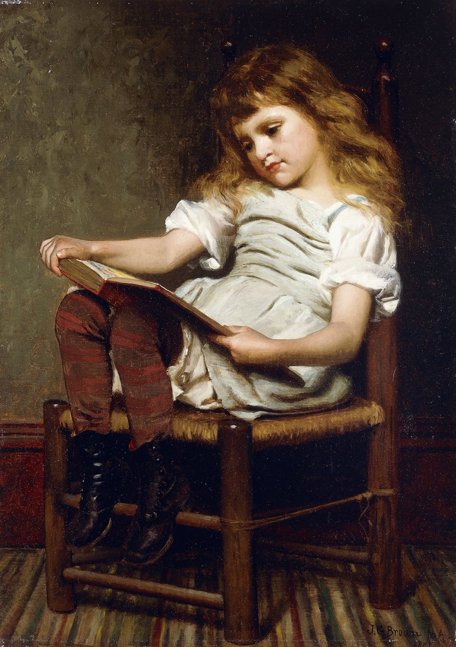 En fritidstid, 1881 av John George Brown