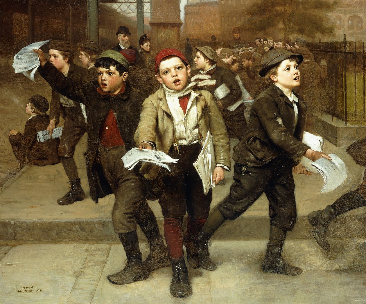 Extra, av John George Brown