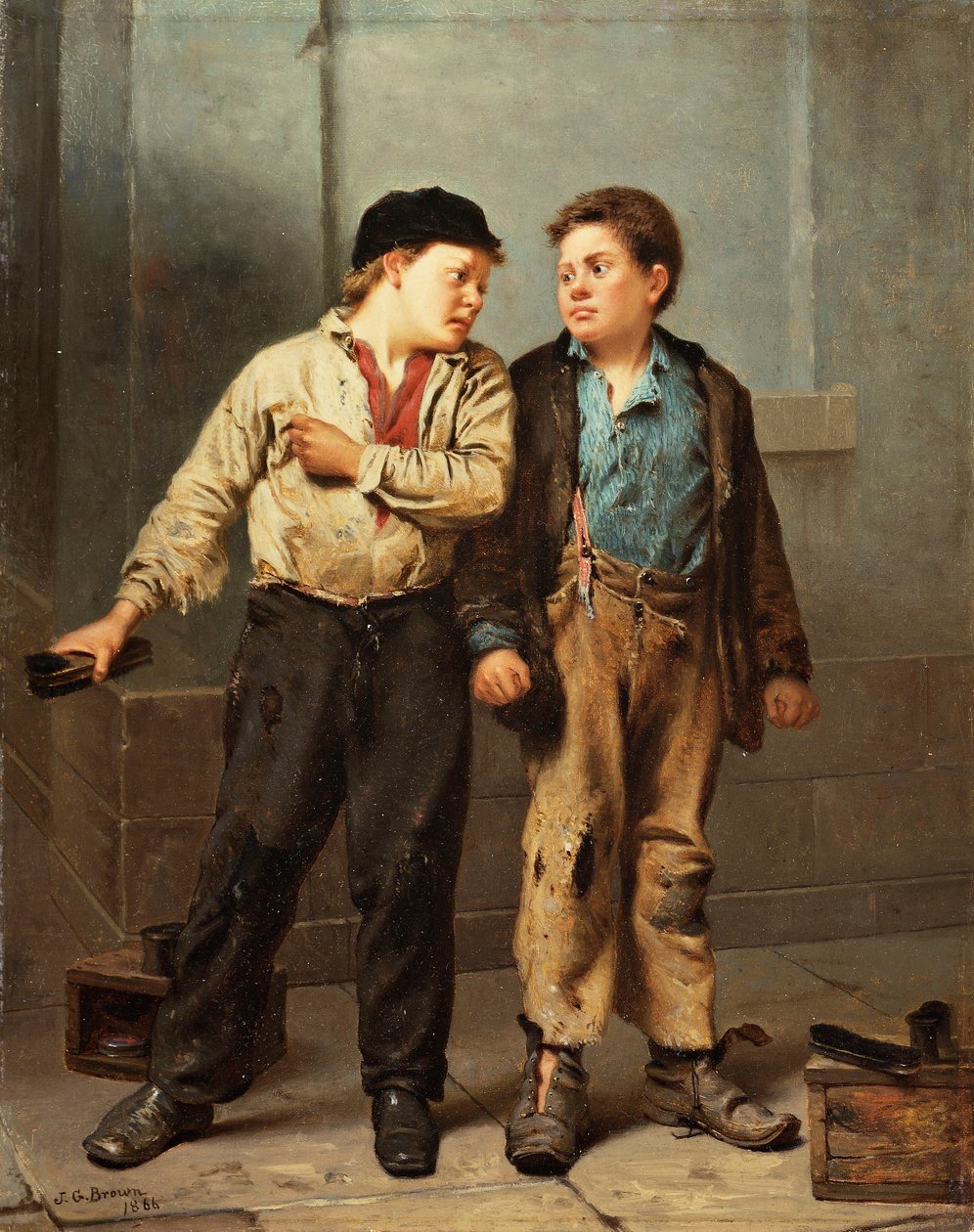 Grälet, 1866 av John George Brown