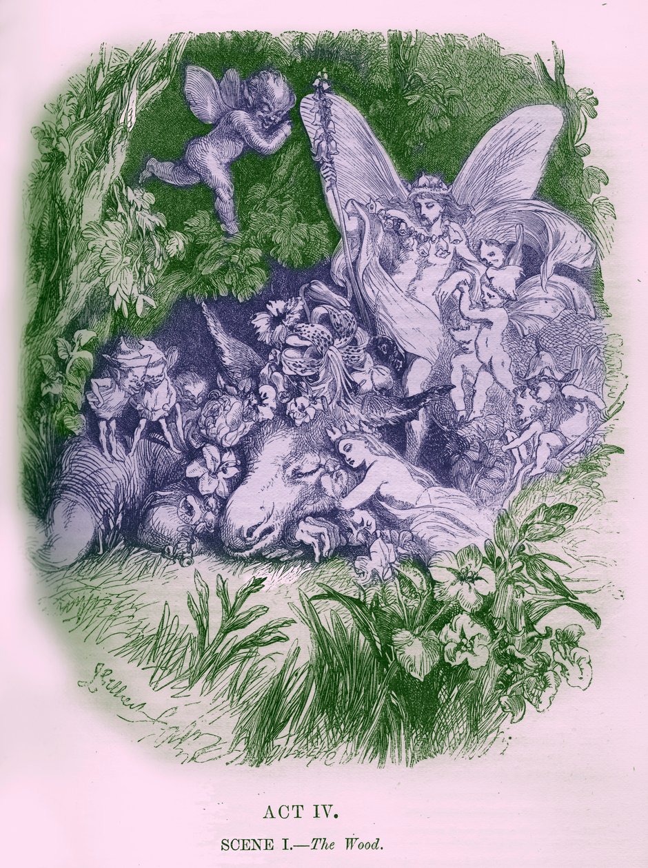 En midsommarnattsdröm av William Shakespeare av John Gilbert