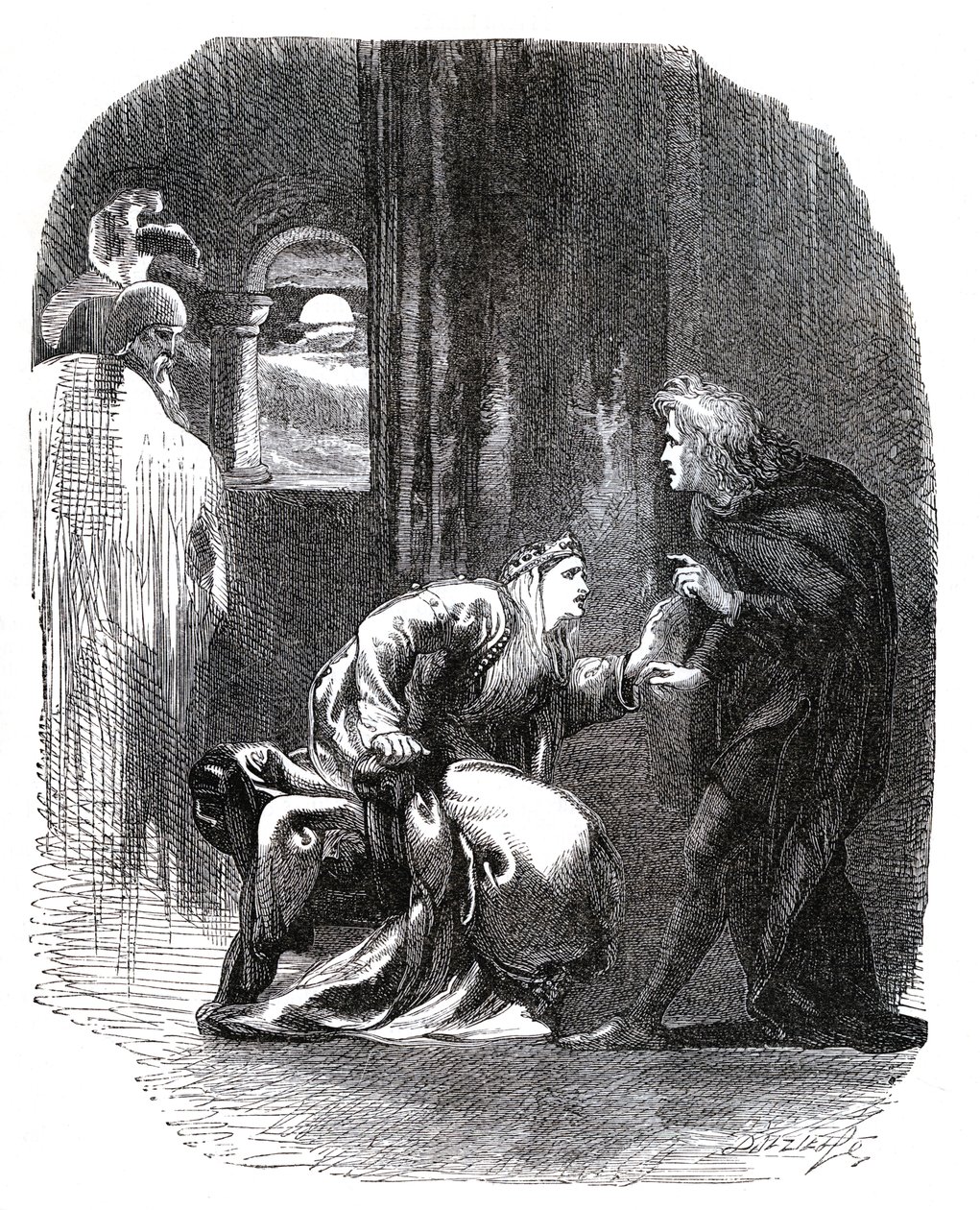 Hamlet av William Shakespeare av John Gilbert