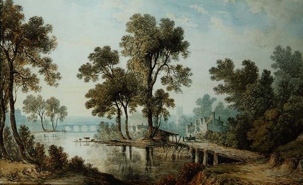 Utsikt över Darley, Derbyshire av John Glover