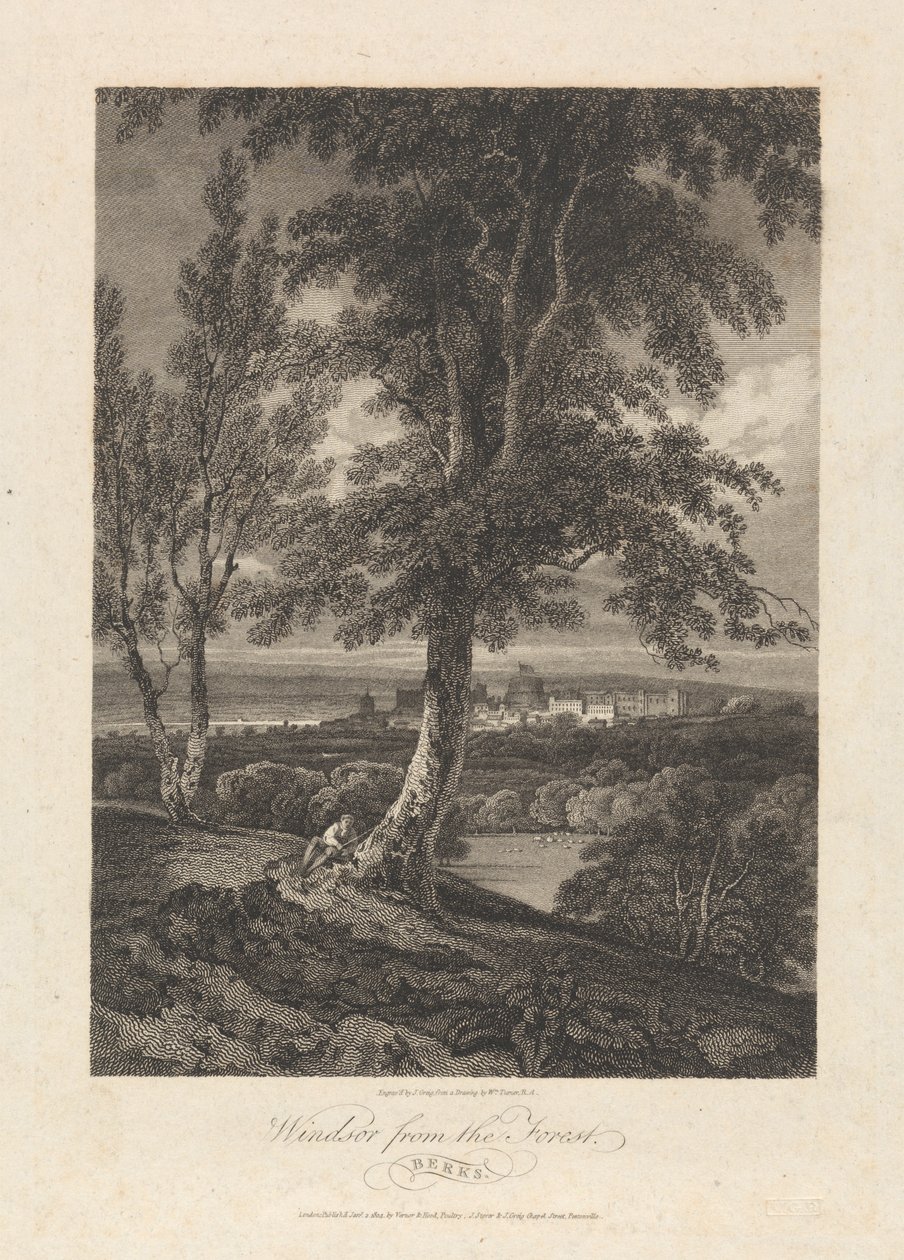 Windsor från skogen, Berks av John Greig