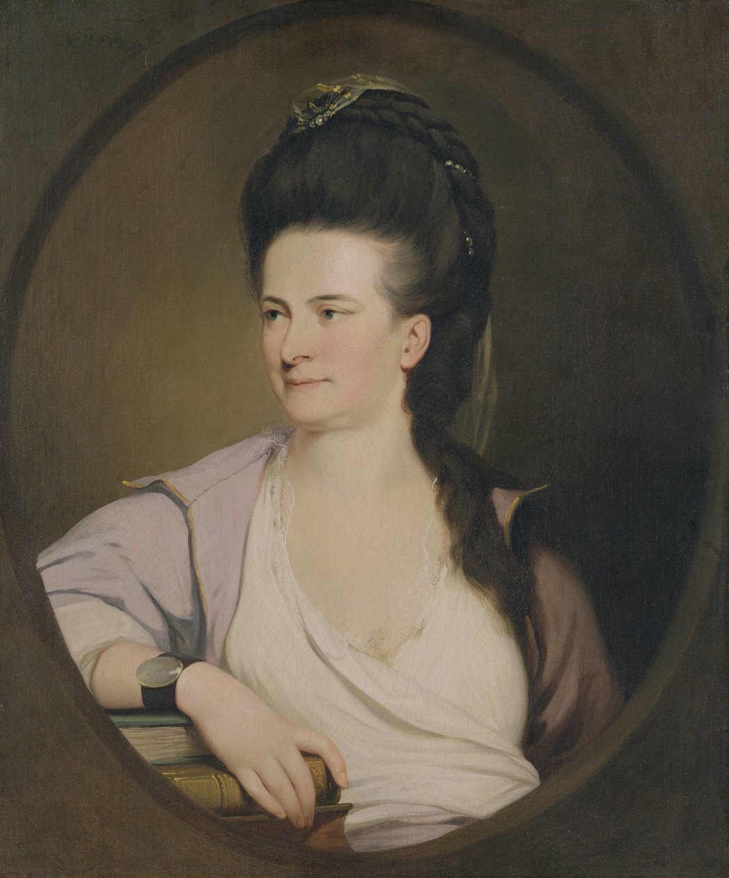 En okänd kvinna, ca 1770 av John Hamilton Mortimer