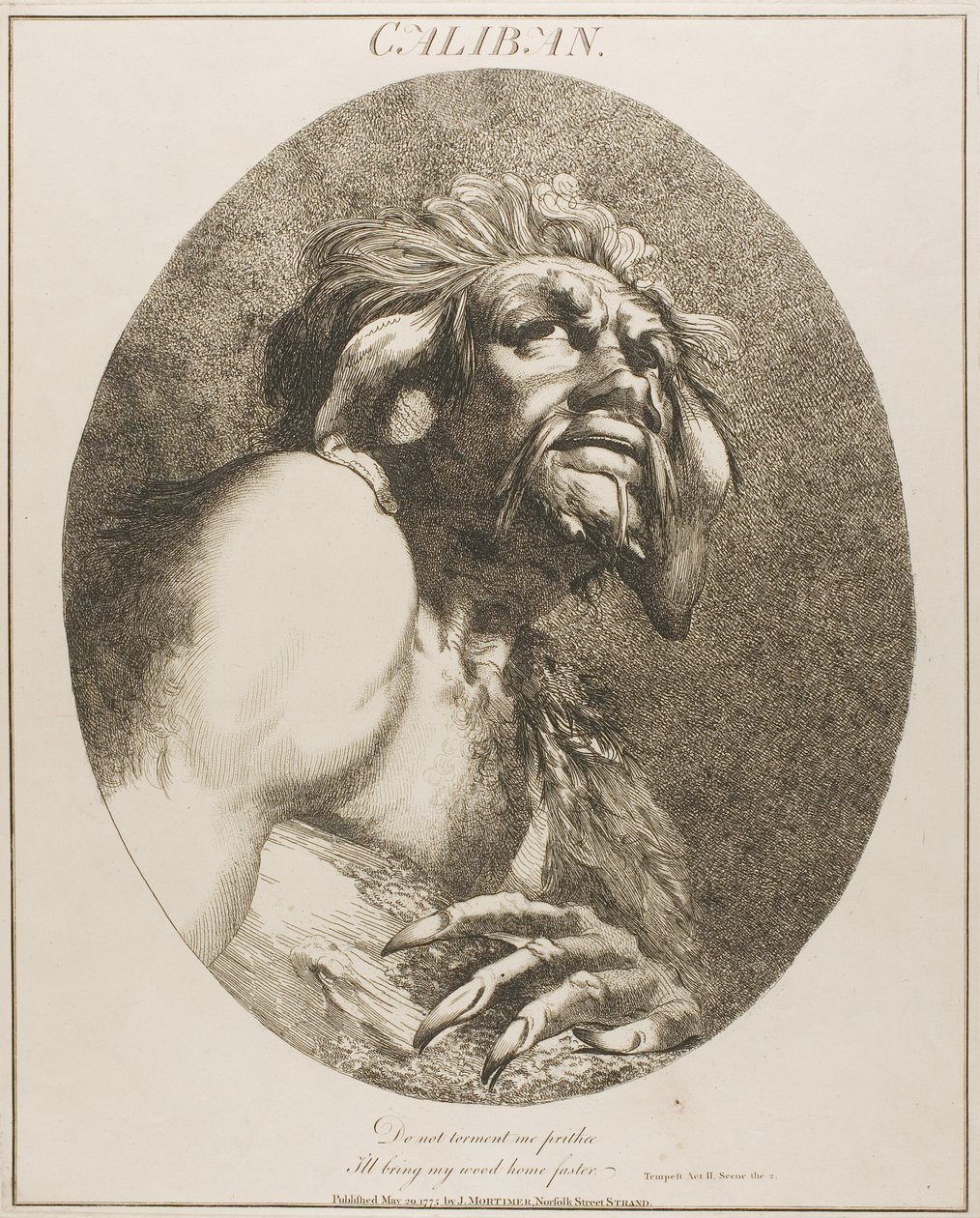 Caliban av John Hamilton Mortimer