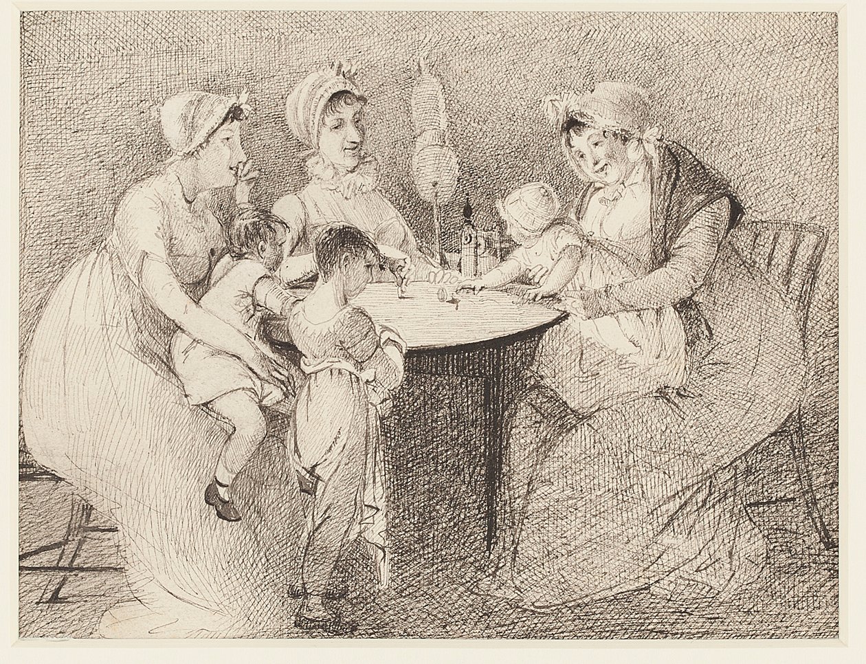 Ett barns spinnspel, 1807 av John Harden