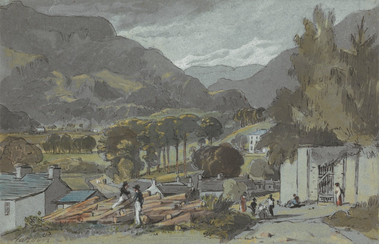 Från Church Hill, Ambleside av John Harden