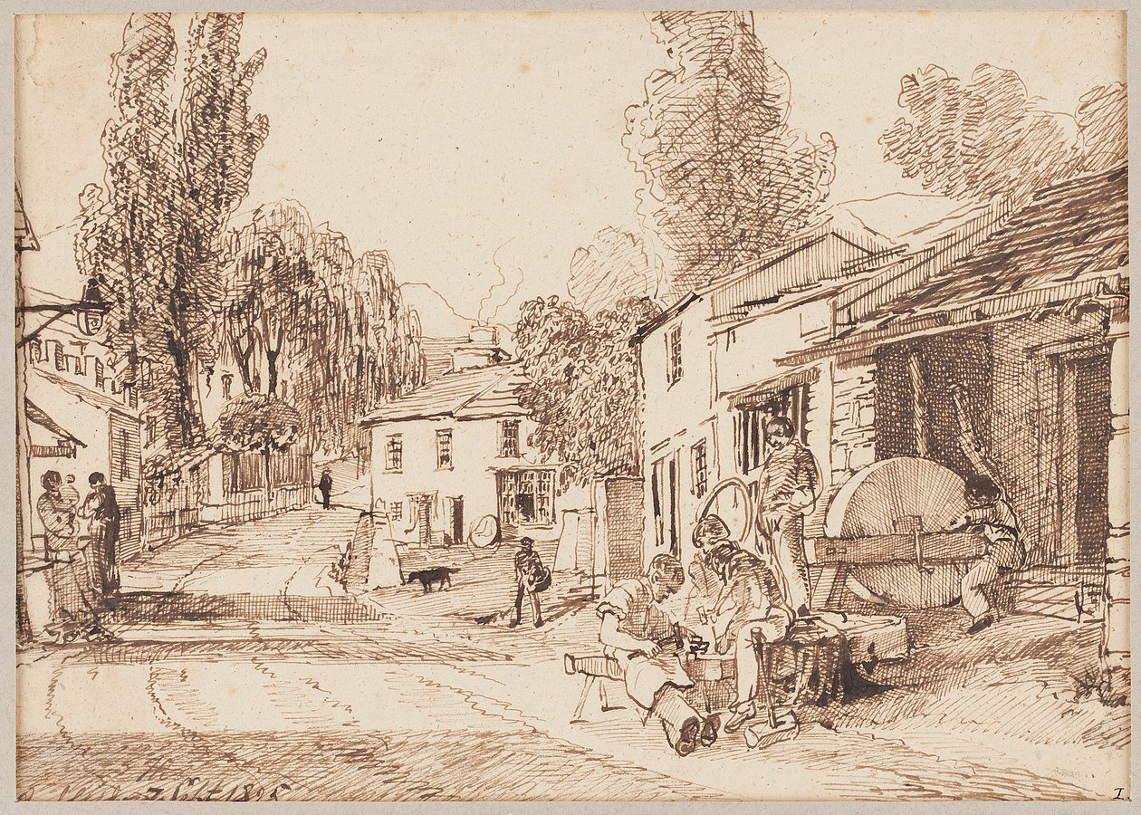 Marknadsplats, 1825 av John Harden