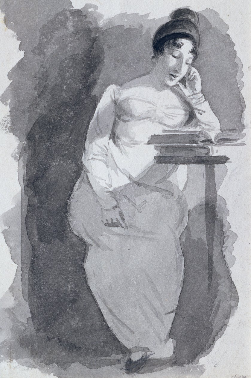 Läsning (bläck på papper) av John Harden