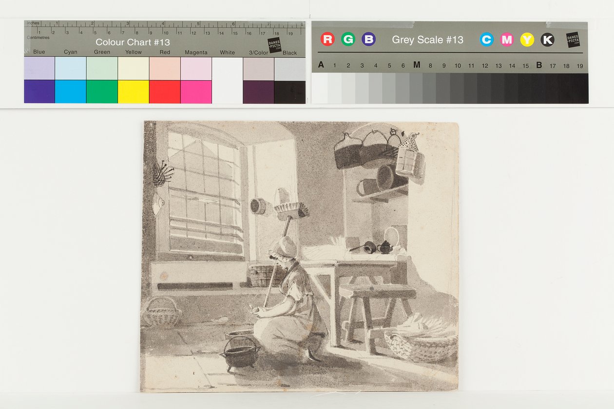 Scullery, Brathay (bläck på papper) av John Harden