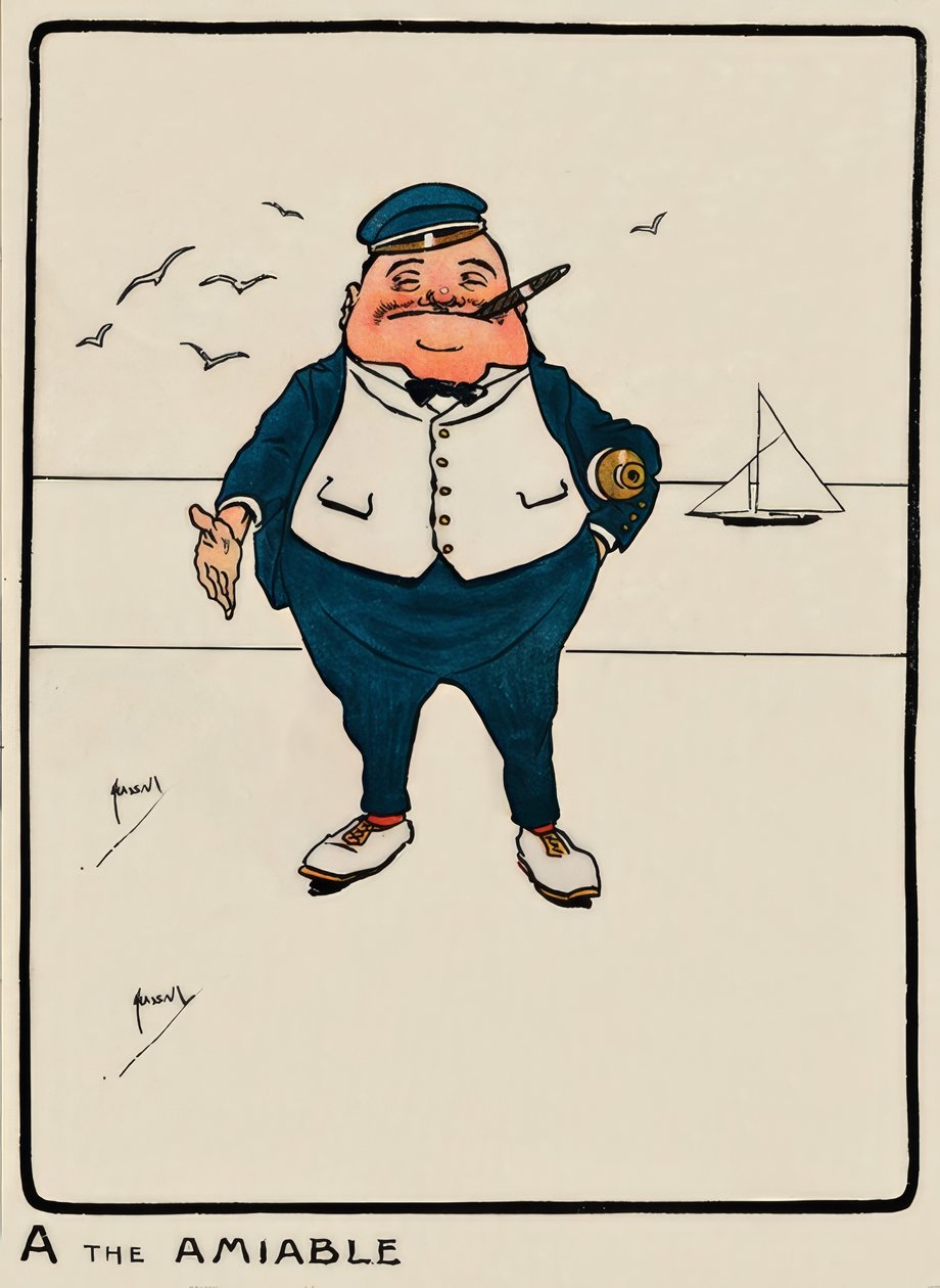 A the Amiable / J. Hassall / Zeichnung, 1903 av John Hassall