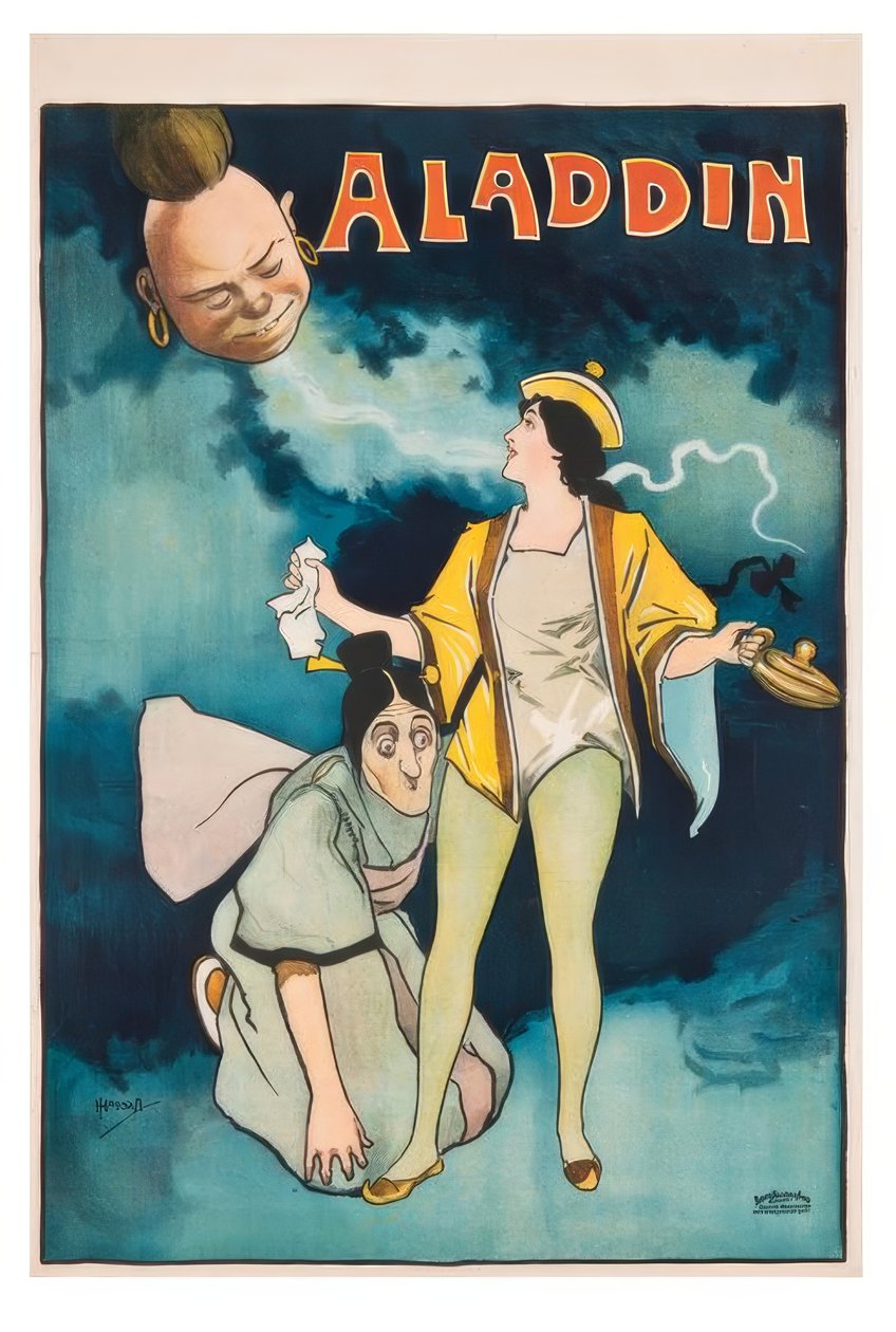 Aladdin / J. Hassall / Plakat, 1893-1899 av John Hassall