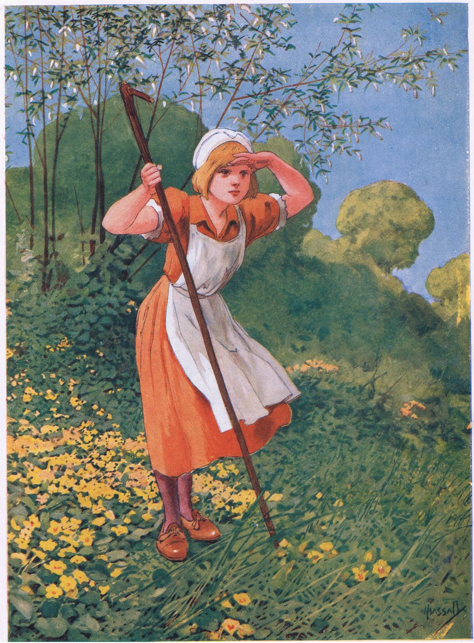 Little Bo Peep (litho) av John Hassall