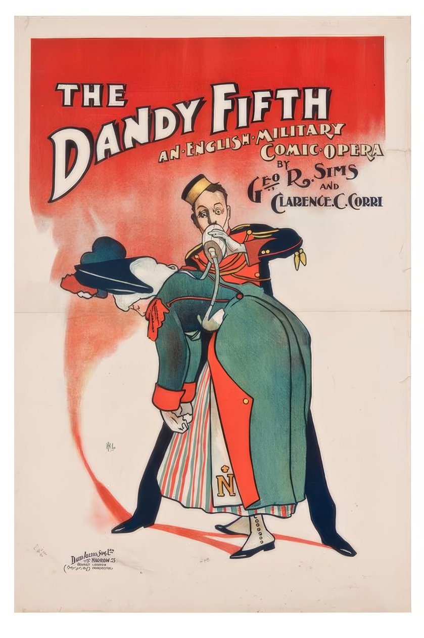 "The Dandy Fifth" / J. Hassall / Plakat, 1898 av John Hassall