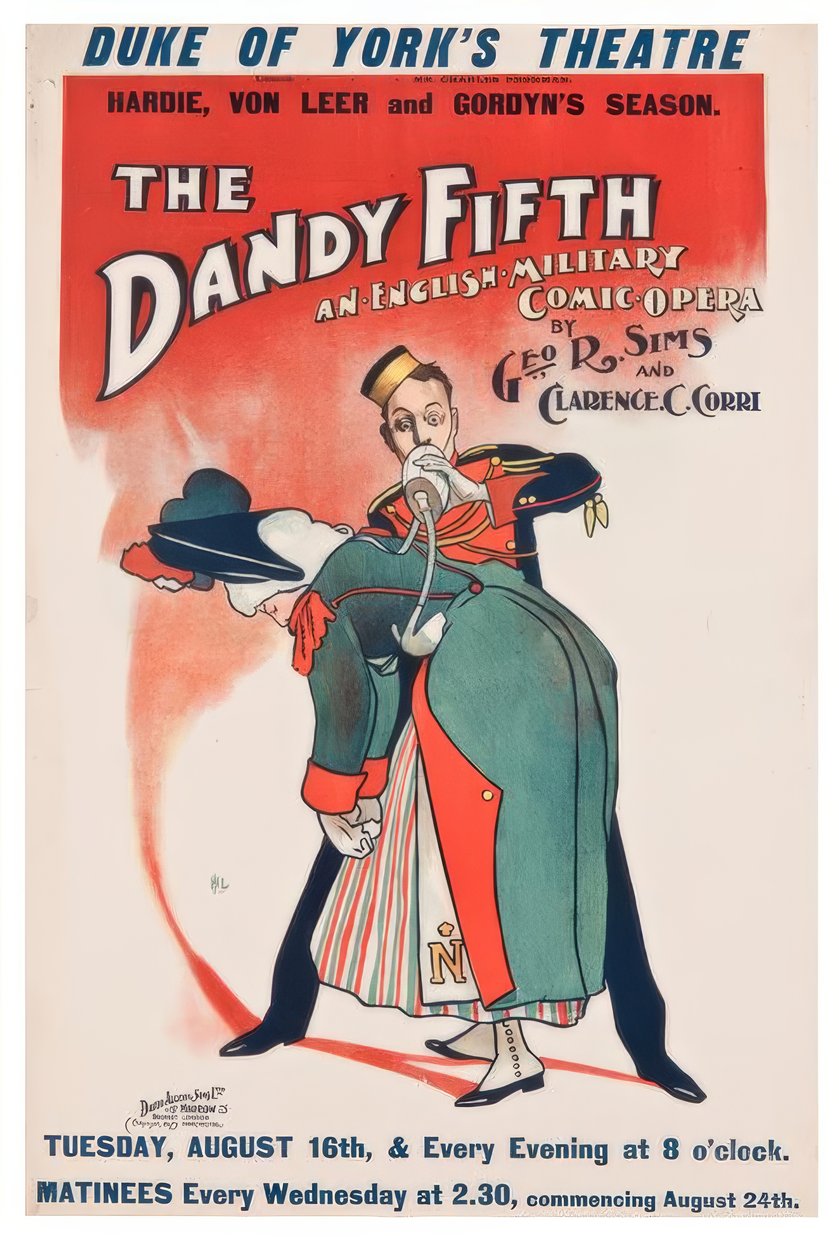 "The Dandy Fifth" / J. Hassall / Plakat, 1898 av John Hassall