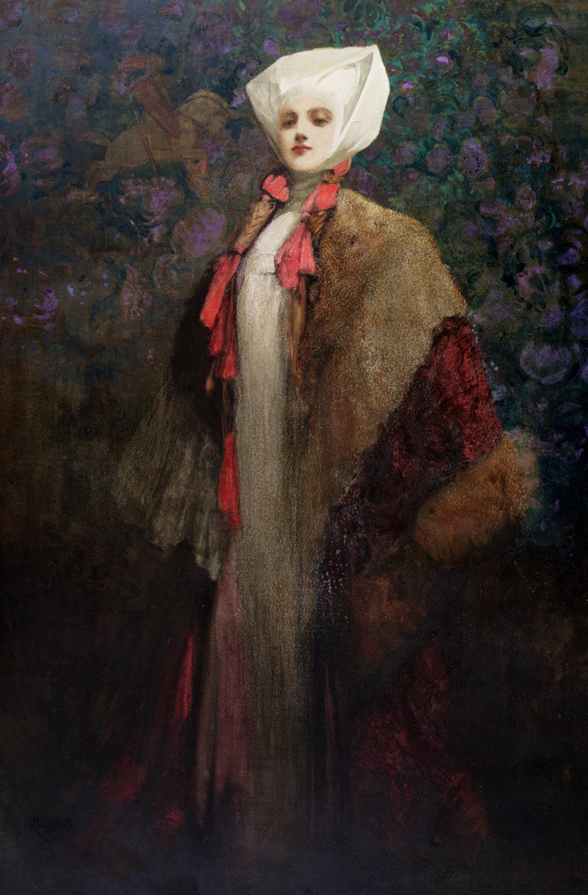 The Lady (olja på duk) av John Hassall