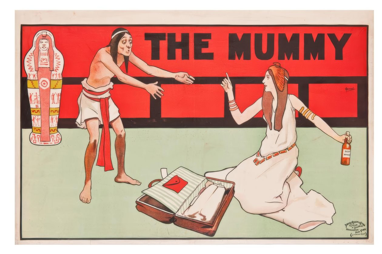 "Mumien" / J. Hassall / Plakat, 1896 av John Hassall