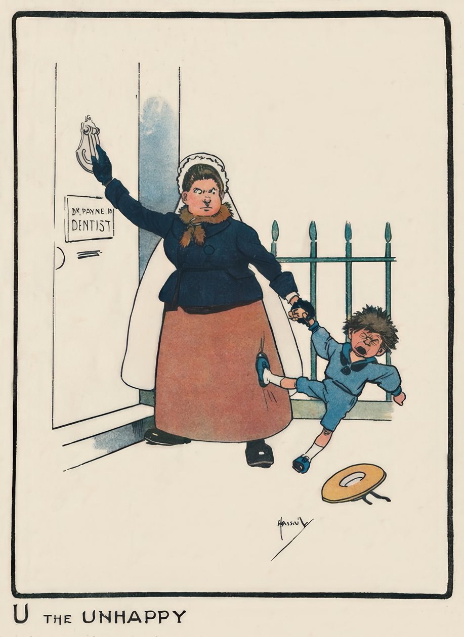 U den olyckliga / J. Hassall / Zeichnung, 1903 av John Hassall