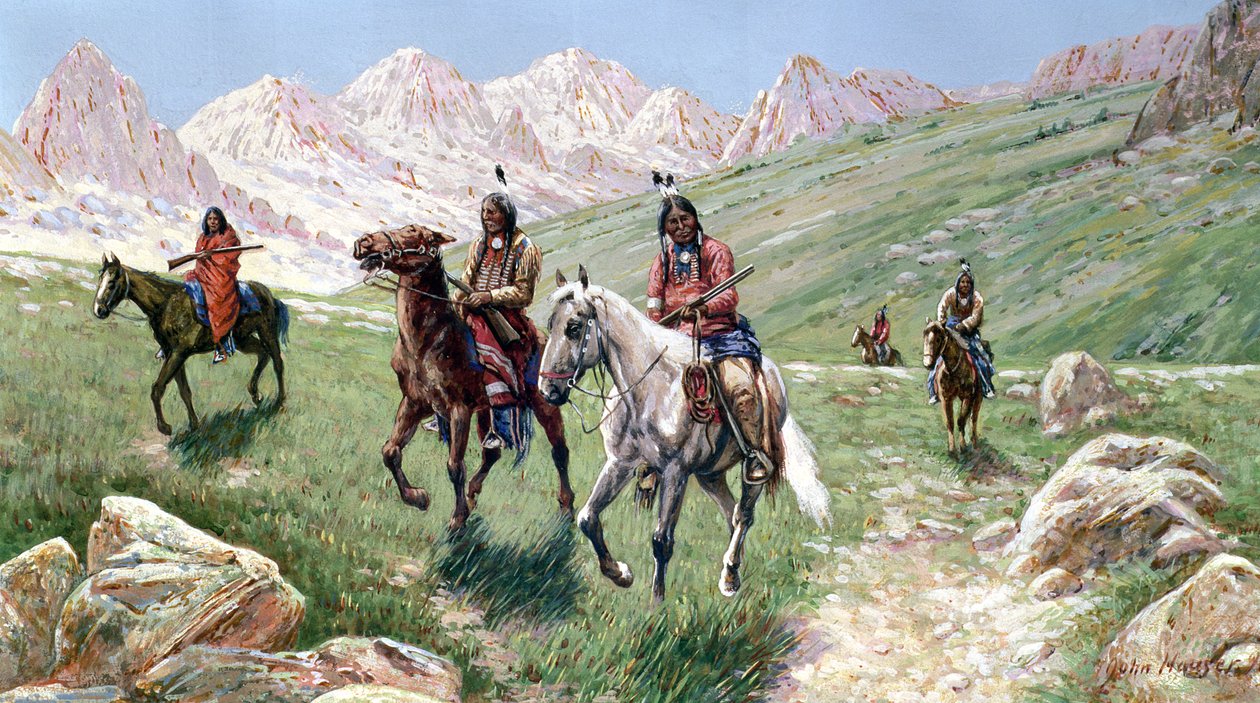 I Cheyenne-området, 1896 av John Hauser